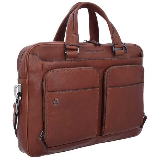 Piquadro Black Square briefcase 39 cm laptop compartment