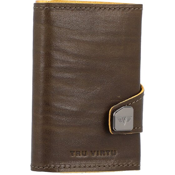 Tru Virtu Click & Slide credit card case RFID leather 6.5 cm Tru Virtu Click & Slide credit card case RFID leather 6.5 cm