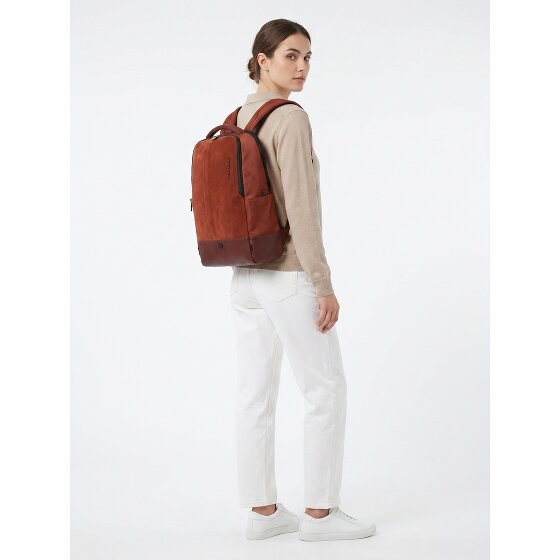 Piquadro Sync Daypack RFID protection Genuine Leather 47 cm Laptop compartment