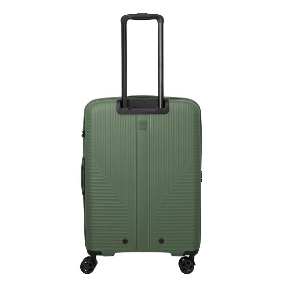 Travelite Air Stripe 4 wheels Trolley M 66 cm with expansion pleat