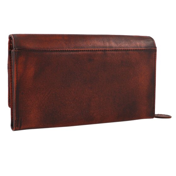 Greenburry Destressed Wallet RFID protection Leather 13 cm