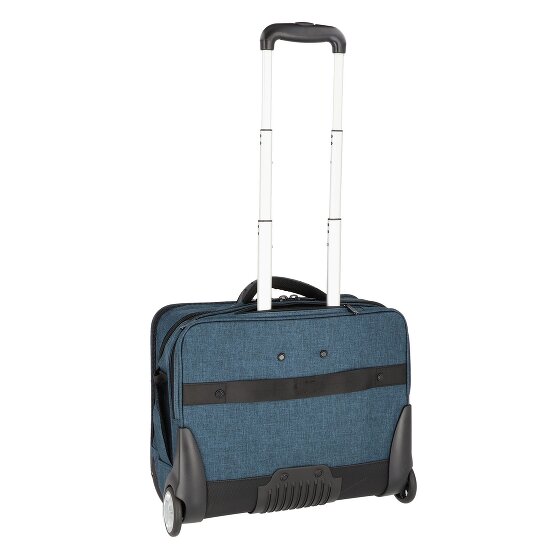 Dermata 2 wheels Wheeled briefcase 41 cm Laptop compartment