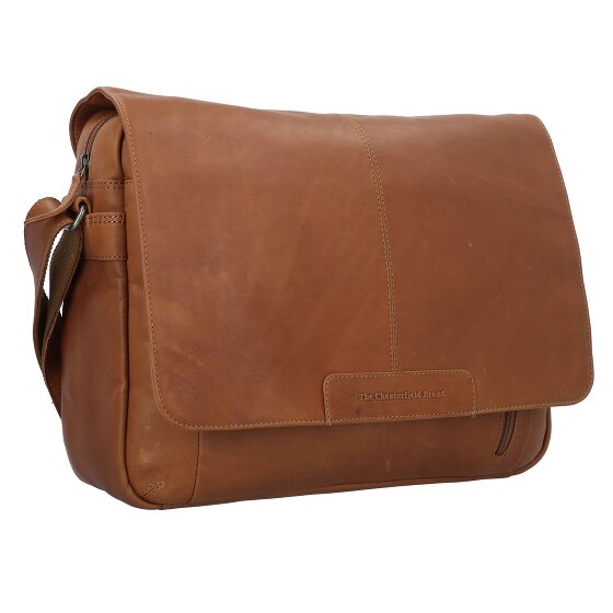 The Chesterfield Brand Wax Pull Up Messenger Leather 40 cm Laptop compartment