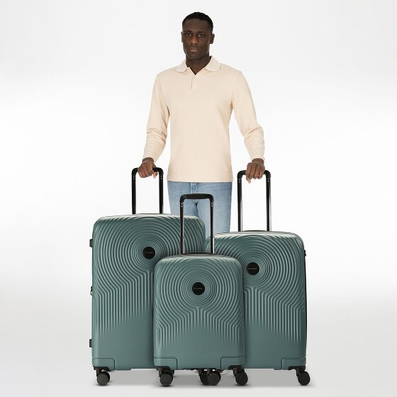 Gabol Radar 4 wheels Suitcase set 3-piece with expansion pleat