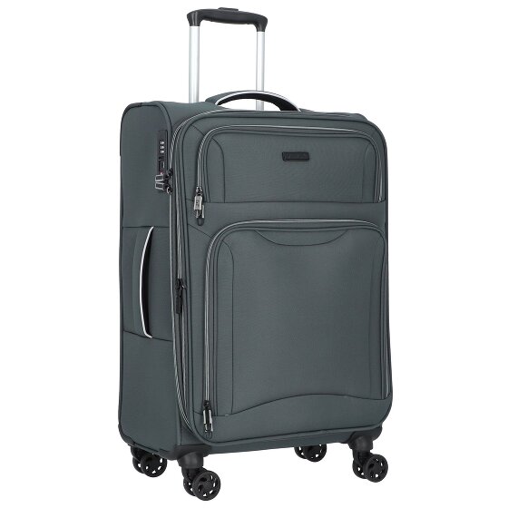 d&n Travel Line 9204 4 wheels Suitcase set 3-piece with expansion pleat