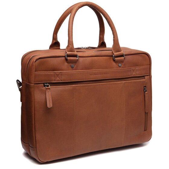 The Chesterfield Brand Wax Pull Up Briefcase Leather 41 cm Laptop compartment