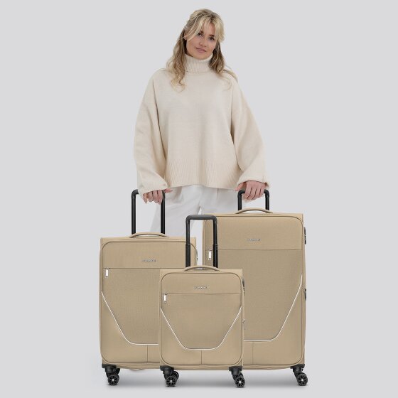 Stratic taska 4-wheel suitcase set 3 pcs. with stretch fold Stratic taska 4-wheel suitcase set 3 pcs. with stretch fold