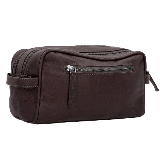 The Chesterfield Brand Wax Pull Up Toilet bag Leather 24 cm