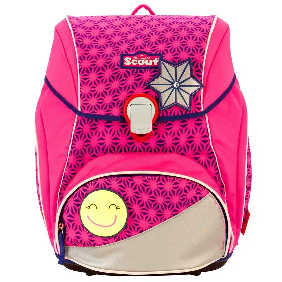 Scout Alpha Neon Safety School bag set 4-piece