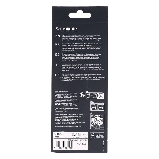 Samsonite TA Revolution Suitcase lock 1 cm