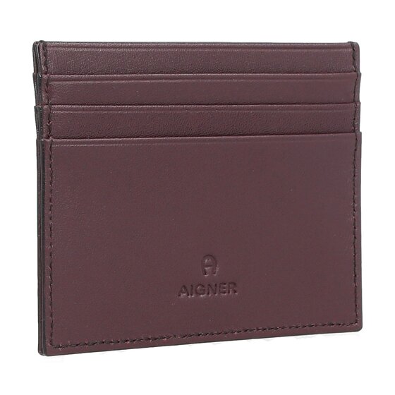 Aigner Daily base credit card case leather 10 cm