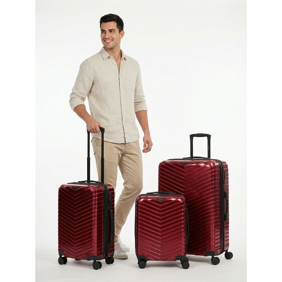 Redolz Essentials 18 4 wheels Suitcase set 3-piece Expandable