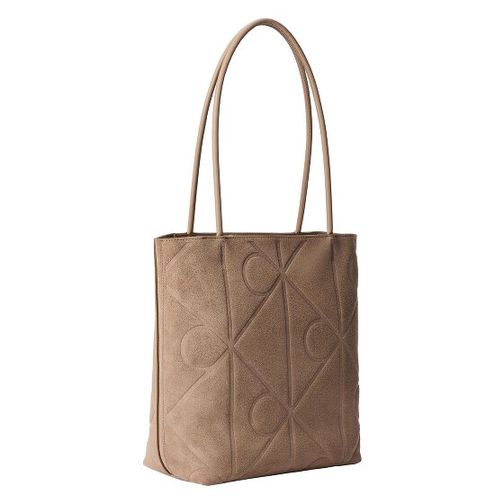 Calvin Klein Emblem AOP Shopper Bag Leather 32 cm