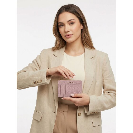 Lazarotti Bologna Leather key case Cardholder leather 11.5 cm with air tag compartment