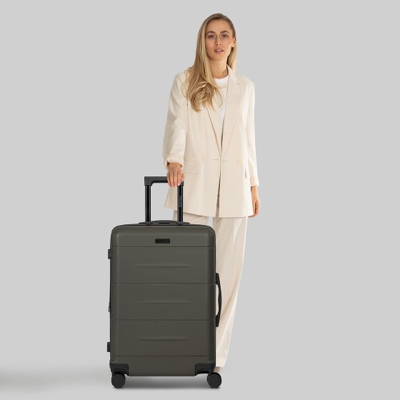 Police London 4 wheels Trolley 64 cm with expansion pleat