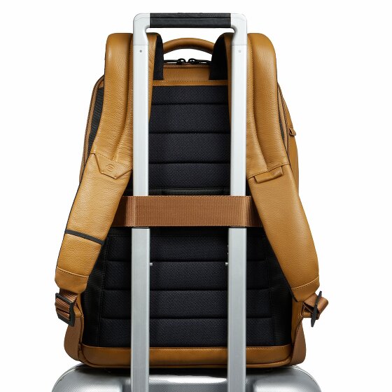 Piquadro Russel Daypack RFID protection Leather 41 cm Laptop compartment