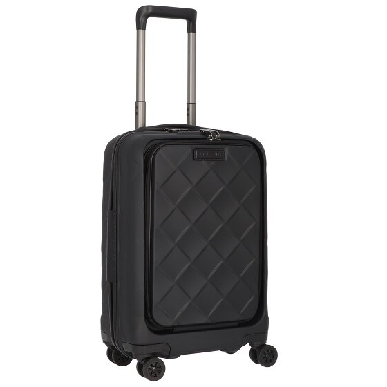 Stratic Leather & More 4 wheels Cabin trolley 55 cm Laptop compartment