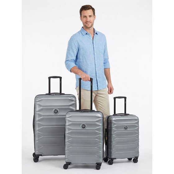 Delsey Paris Meteor 4 wheels Suitcase set 3-piece Expandable