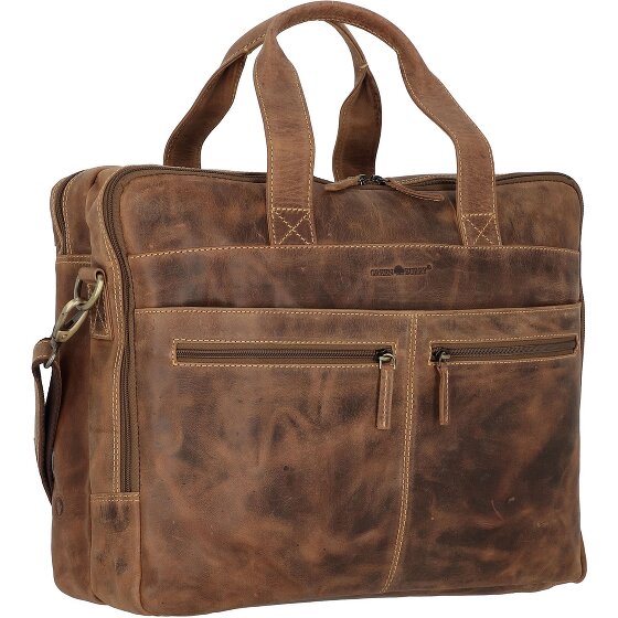 Greenburry Vintage briefcase leather 42 cm laptop compartment