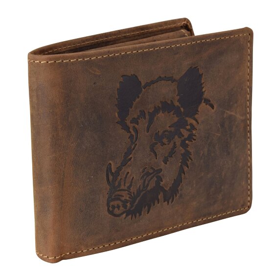 Greenburry Vintage boar wallet leather 12 cm