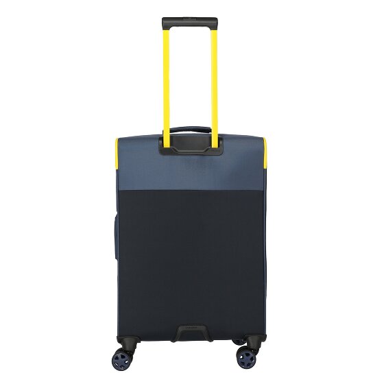 Travelite Color Craze 4 wheels Suitcase set 3-piece with expansion pleat