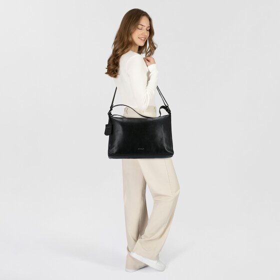 Burkely Creased Crystal Shoulder Bag Leather 40 cm