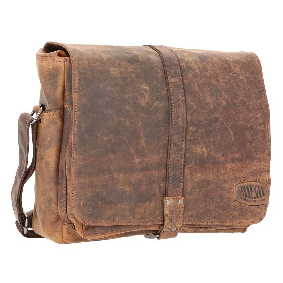 Pride and Soul Messenger leather 37 cm laptop compartment