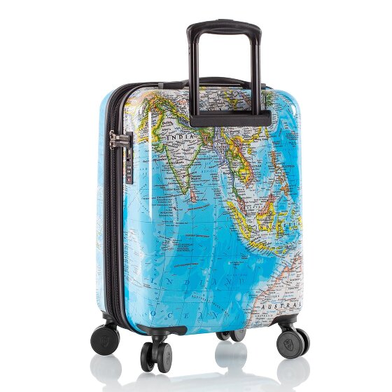 Heys Black Camo 4 wheels Cabin trolley S 53 cm with expansion pleat