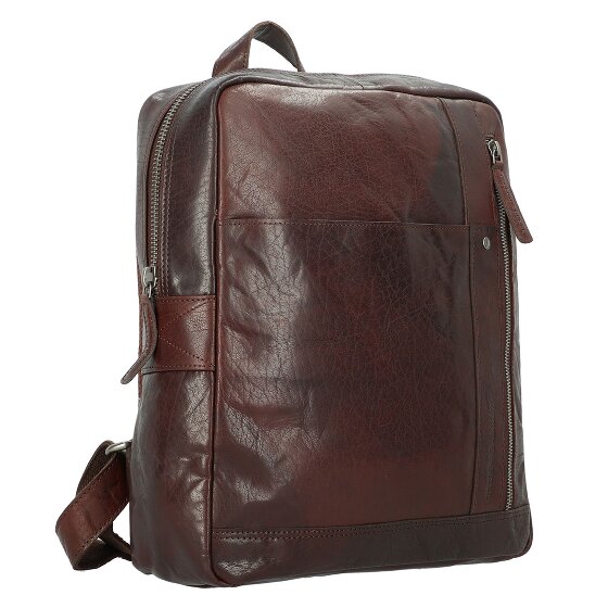 Spikes & Sparrow Bronco backpack leather 34 cm laptop compartment