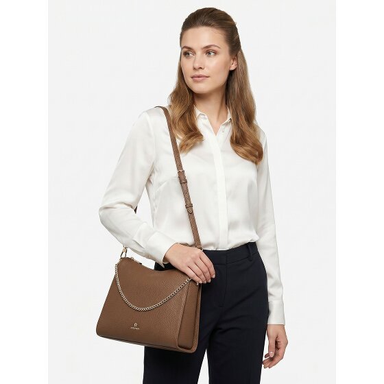 Aigner Ivy Shoulder Bag Genuine Leather 27 cm