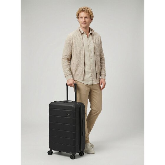 Saxoline Miami 4 wheels Trolley M 65 cm with expansion pleat