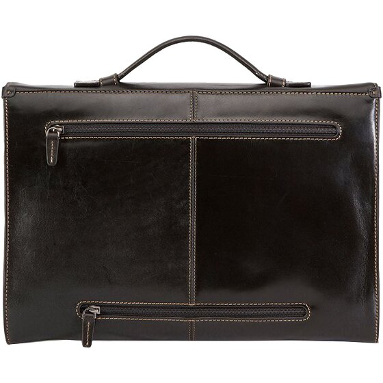 Jekyll & Hide Oxford Messenger RFID leather 40 cm laptop compartment