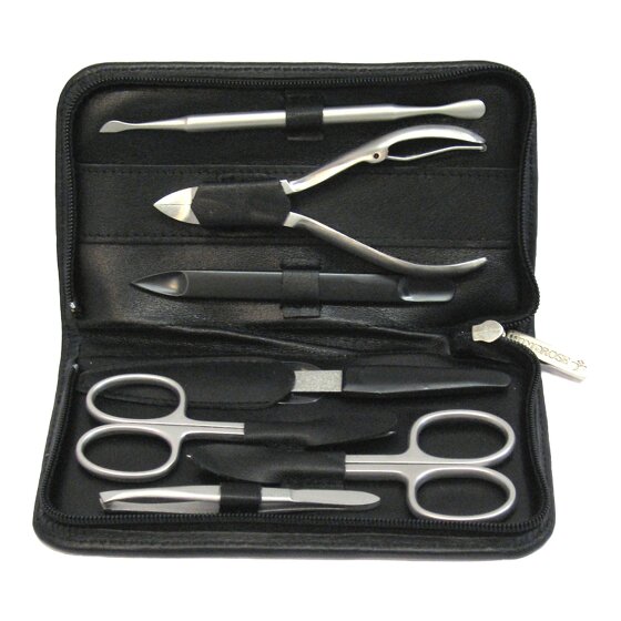 Windrose Nappa Jewelry box Leather 12 cm