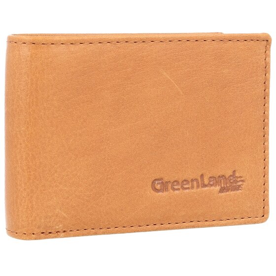 Greenland Nature GreenLand NATURE Wallet RFID protection Leather 10 cm