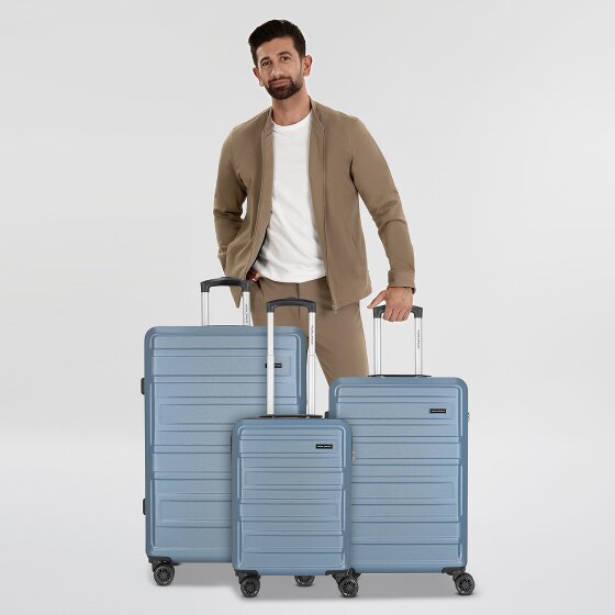 Worldpack New York 2.0 4 wheels Suitcase set 3-piece