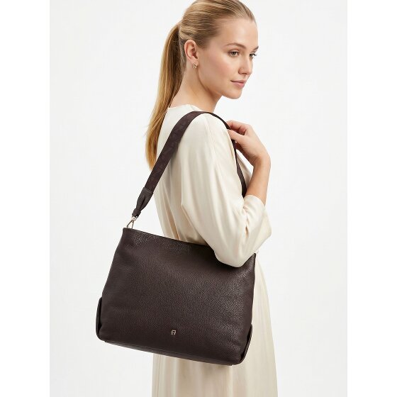 Aigner Paola Shoulder Bag Genuine Leather 37.5 cm