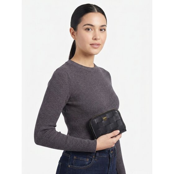DuDu Woven Wallet Genuine Leather 10 cm