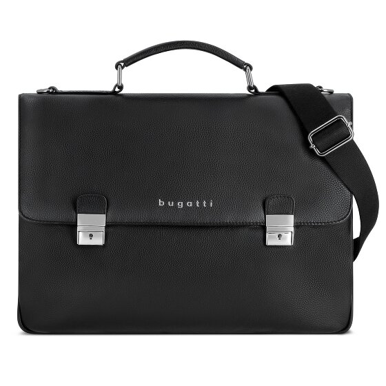 Bugatti Valencia Briefcases Messenger Leather 40 cm Laptop compartment