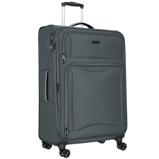 d&n Travel Line 9204 4 wheels Trolley L 76 cm with expansion pleat