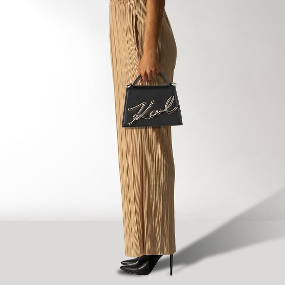 Karl Lagerfeld Signature 2.0 Handbag Leather 21.5 cm