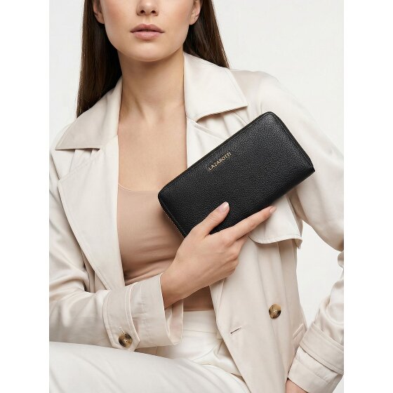 Lazarotti Bologna Leather XL Zip-Around Wallet Leather 19 cm