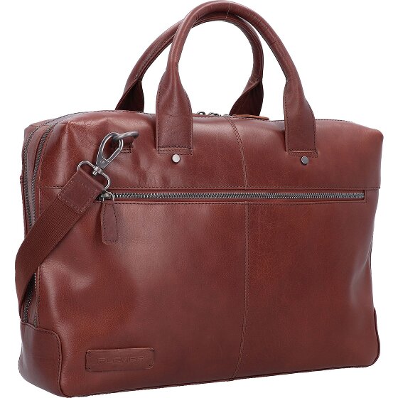Plevier Rock Flint Briefcase RFID protection Leather 41 cm Laptop compartment