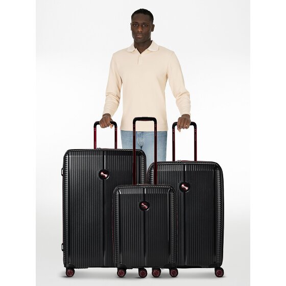 Polestream Paris 4 wheels Suitcase set 3-piece with expansion pleat