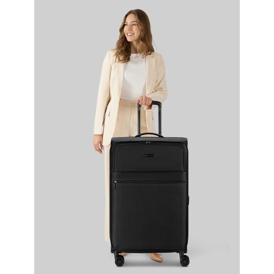 Bugatti Valencia Soft 4 wheels Trolley L 75 cm with expansion pleat