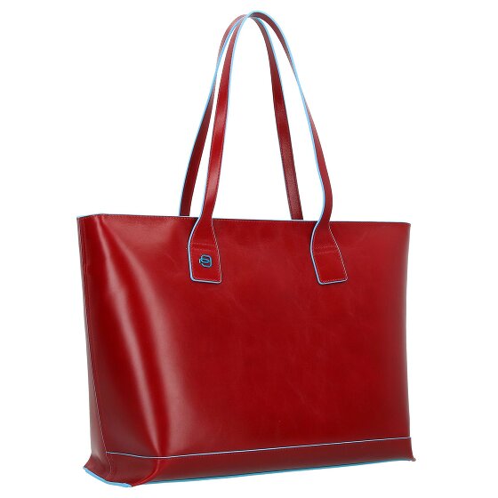 Piquadro Blue Square Shopper bag leather 35 cm