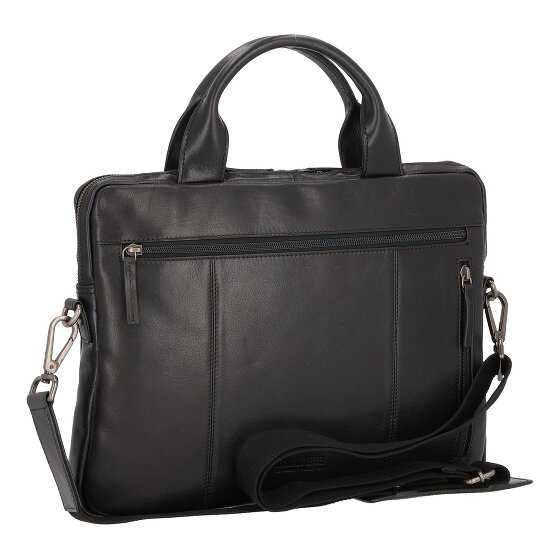 Leonhard Heyden Roma briefcase leather 38 cm laptop compartment