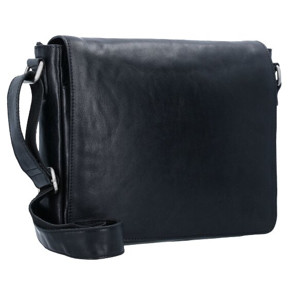 Leonhard Heyden Cambridge Messenger leather 32 cm laptop compartment