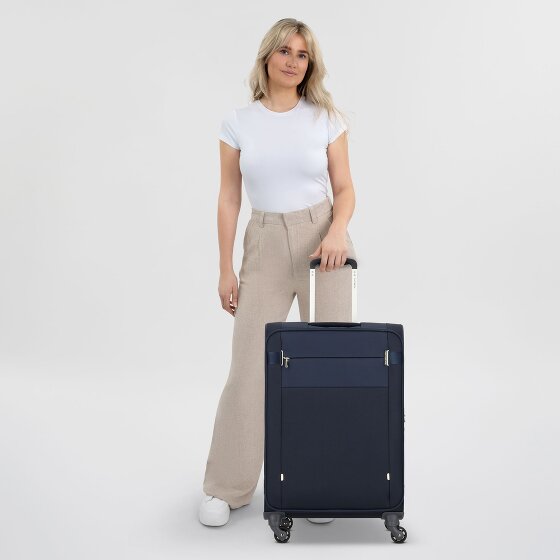 Samsonite Citybeat 4 wheels Trolley 66 cm with expansion pleat