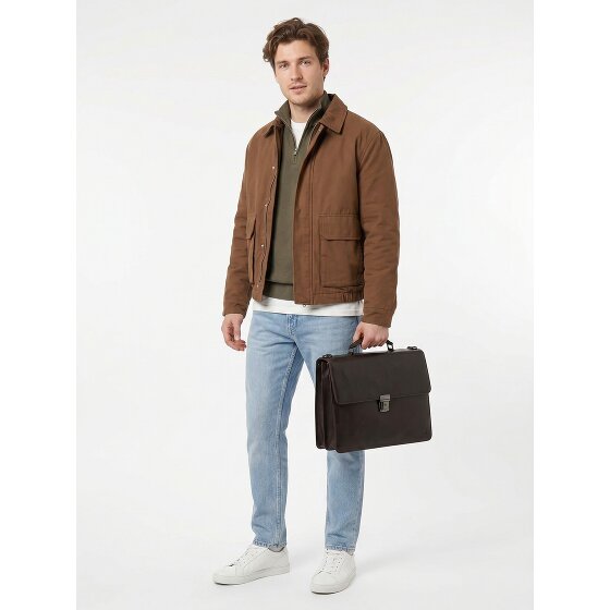 Jost London Briefcase Genuine Leather 40 cm Laptop compartment