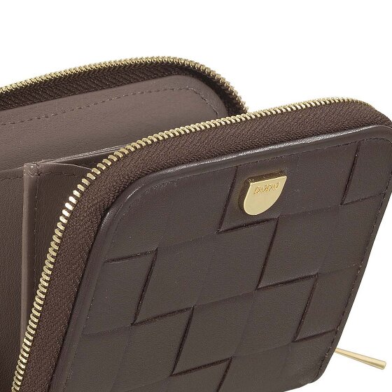 DuDu Woven Wallet Genuine Leather 10 cm